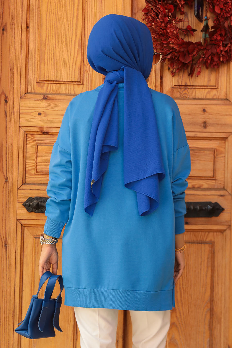 Blue Modest Tunic 30644M - detail